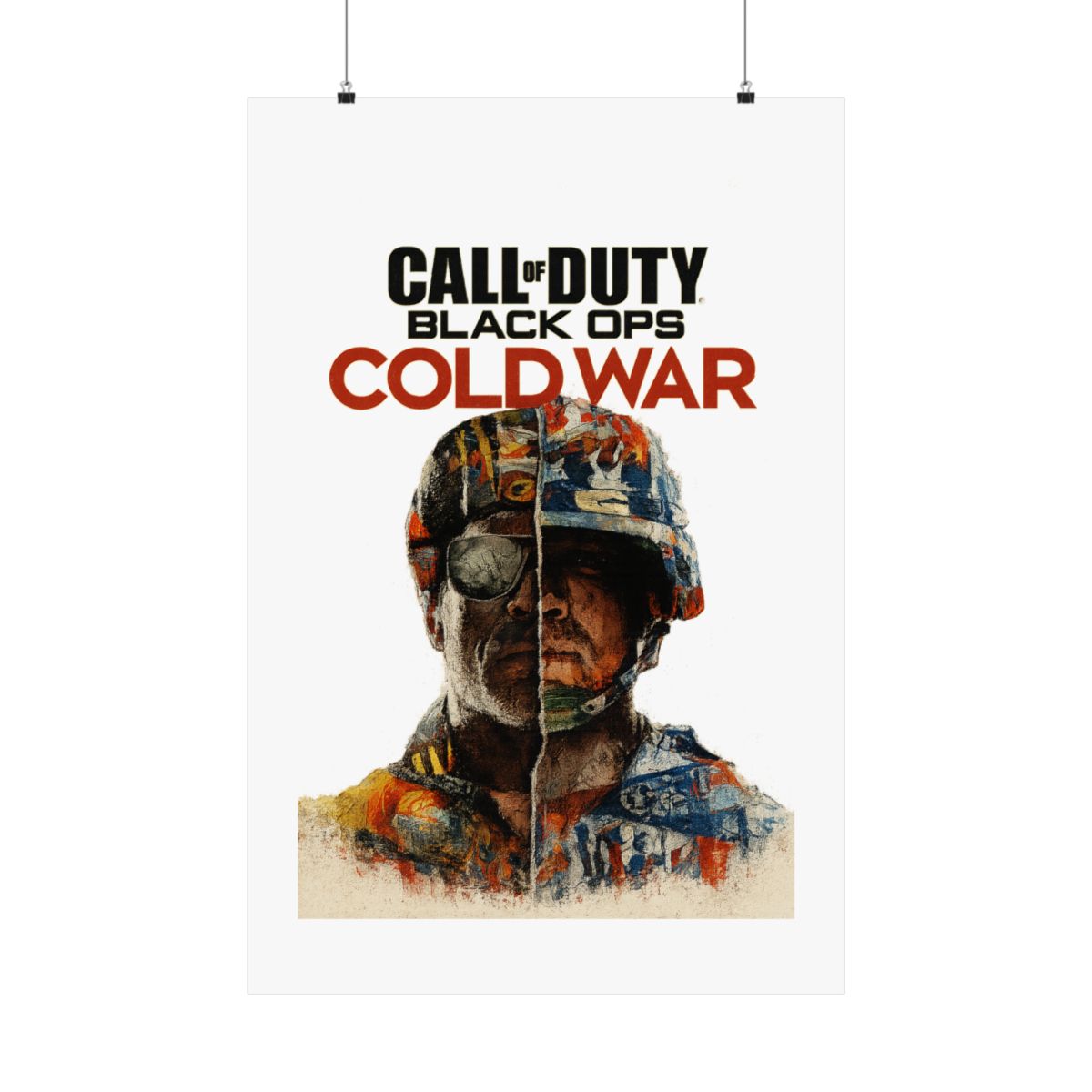 Call of Duty Black Ops Cold War Poster | Epic Gaming Wall Art