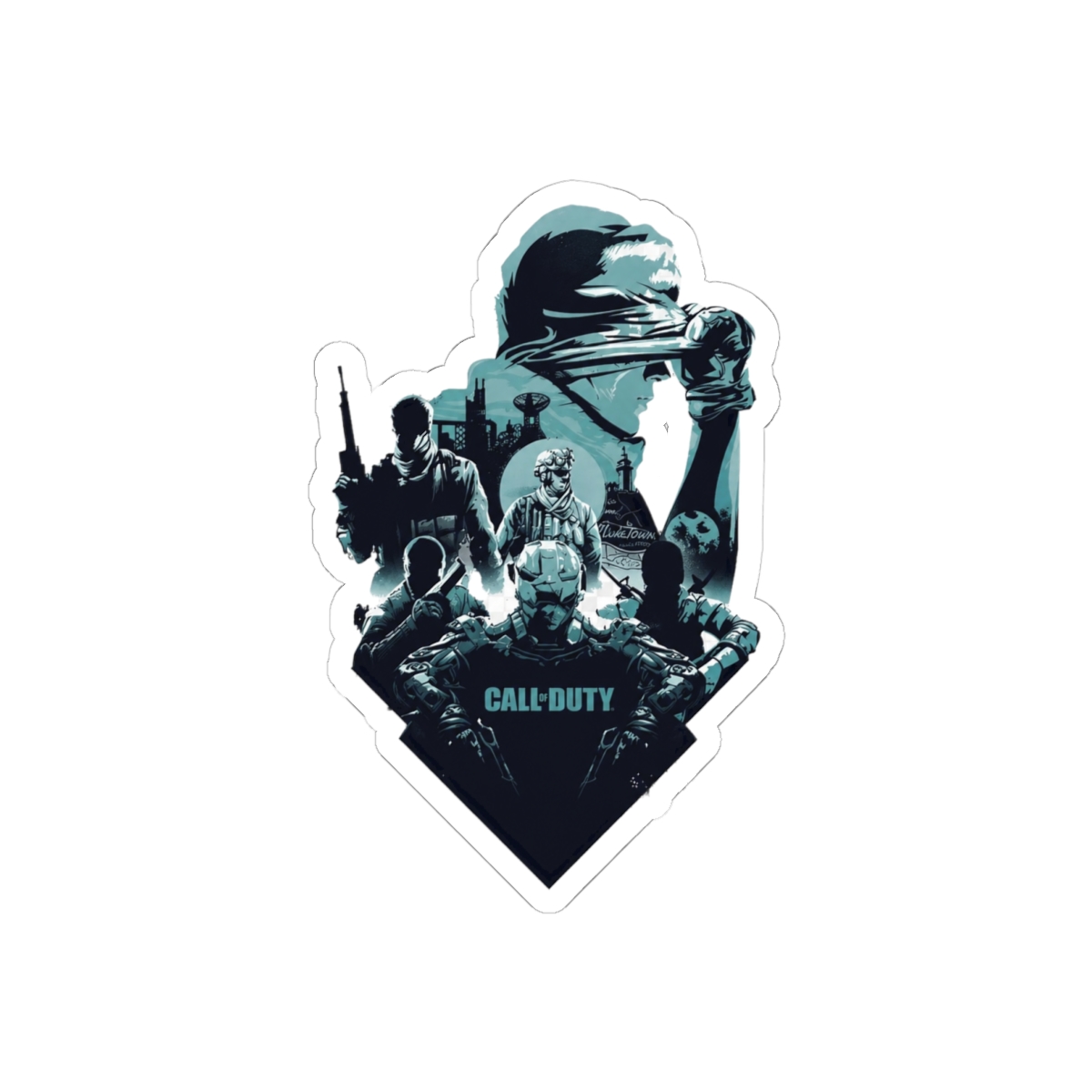 Soldier Open Mask Sticker | Bold Tactical Decal