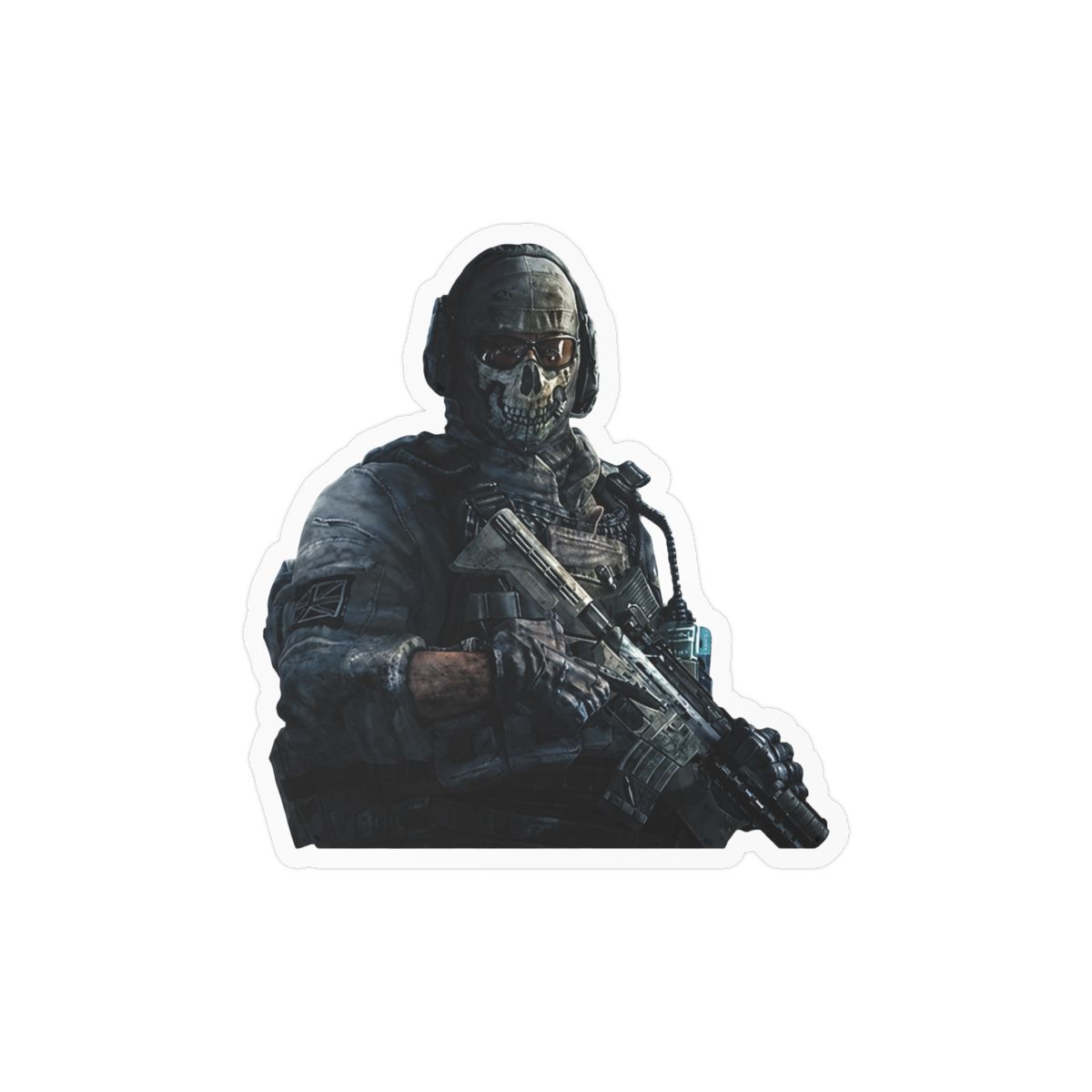 Ghost Soldier Bold Vinyl Sticker | Supernatural Gear Decal