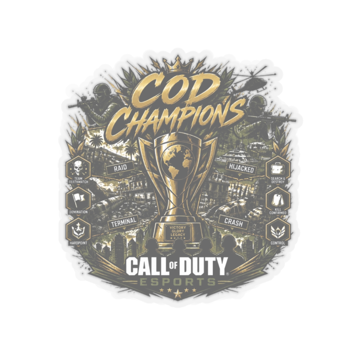 Call of Duty "COD Champions" Sticker