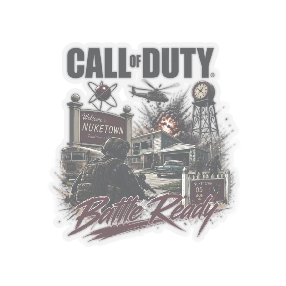 Call of Duty "Battle Ready" Sticker