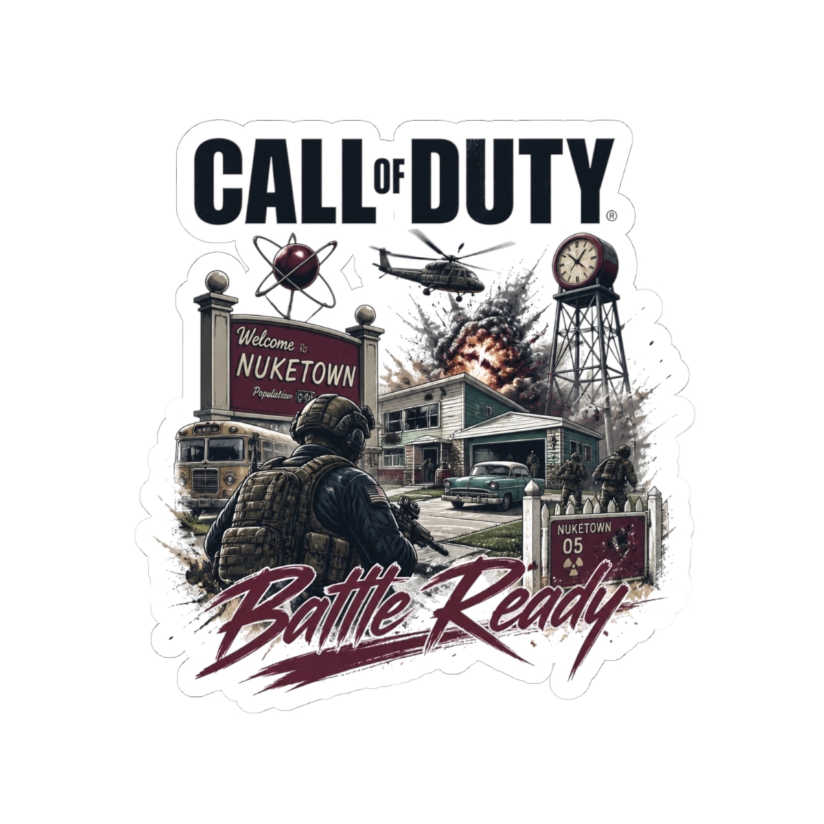Call of Duty "Battle Ready" Sticker