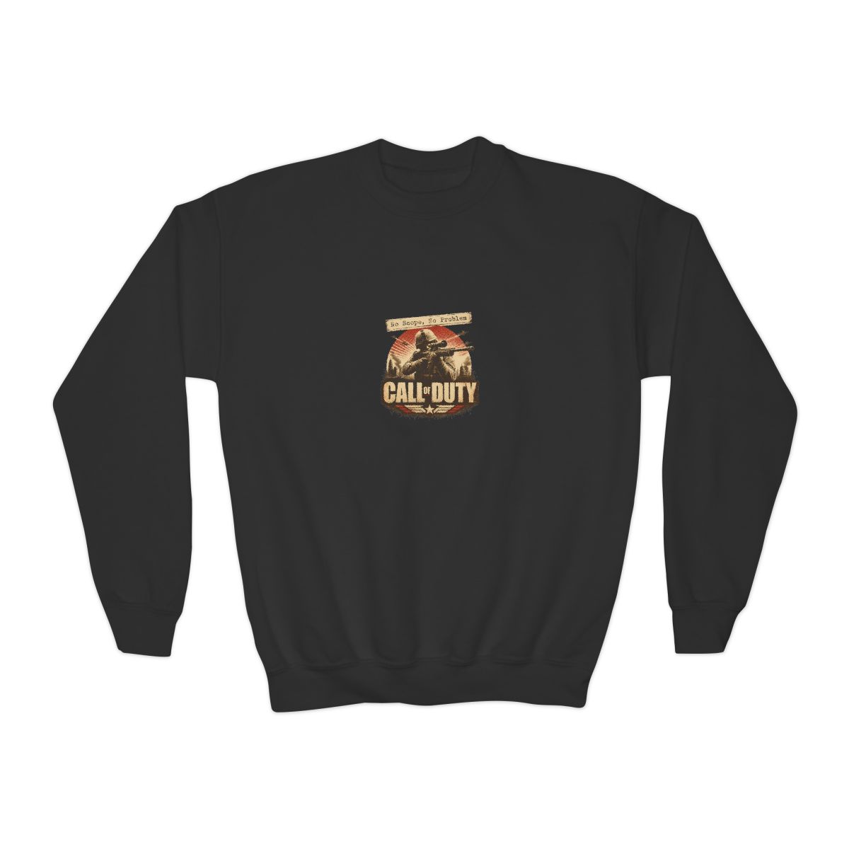 Call of Duty "No Scope, No Problem" Kids Crewneck